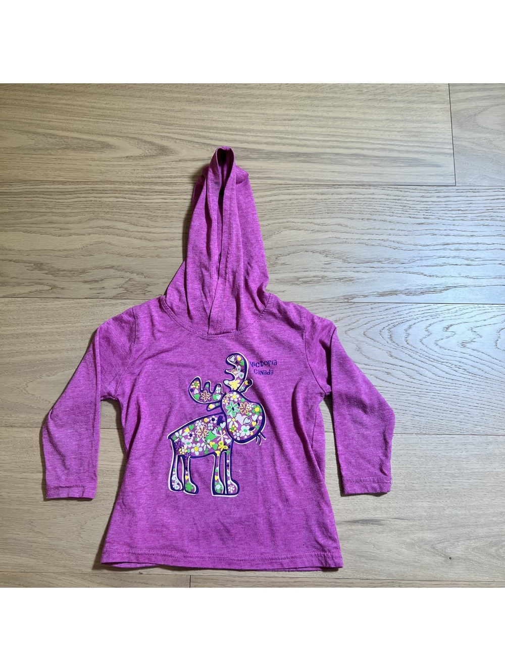 Attitude Kids' Magenta Hoodie – Size 2T/2